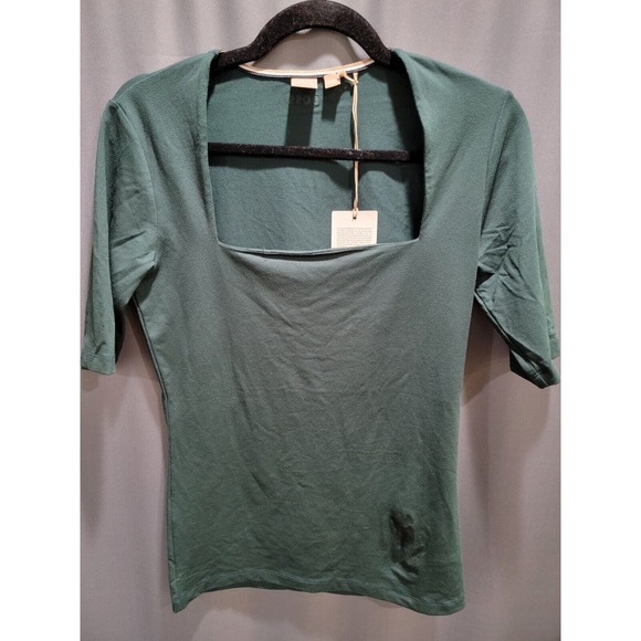 HUGO BOSS Finula Top In Gree new - size Medium- B27 (5) - Picture 7 of 9